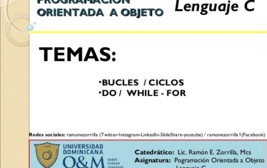 Bucles - Lenguaje C